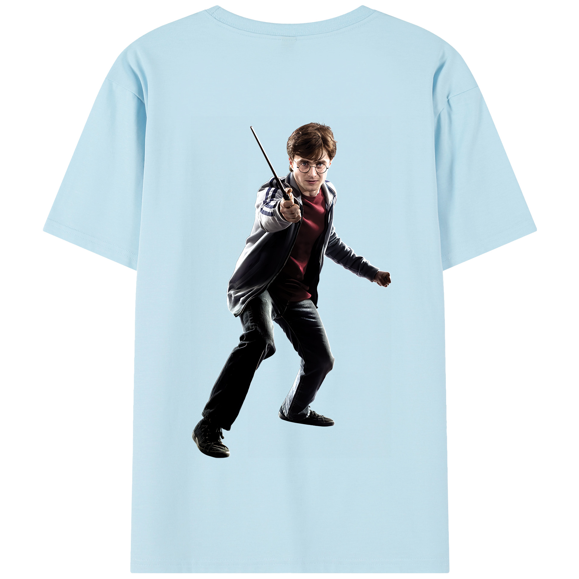 （画像用） Harry Potter ハリー・ポッターシリーズ 綿100％半袖Tシャツ（背面プリント）